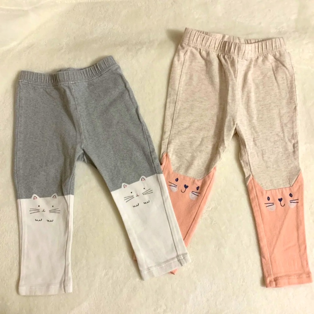 Girls Gap / Old Navy Kitty Leggings